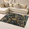 Non-Slip Doormat Low Profile Floor Mats Sugar Skull Rose Area Rug Entrance Mat Machine Washable Carpet for Bedroom Dining Room