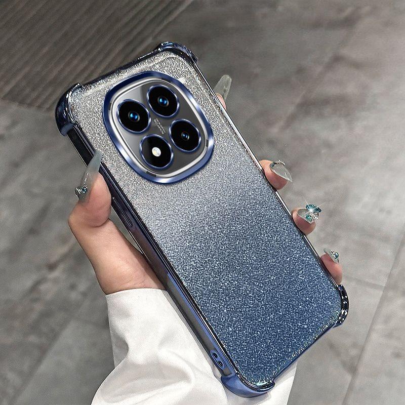 Luxury Glitter Plating Shockproof Phone Case For Xiaomi Redmi Note 14 15 Pro Plus 15 15C 14C 14S 4G 5G Soft Silicone Back Cover