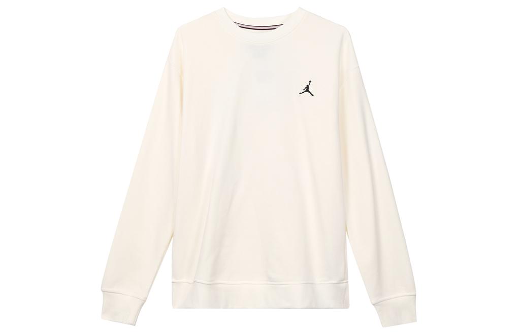 Jordan MJ FLC CREW GCEL Sweatshirts Men's White Crew Neck Moderate Regular HF1118-133