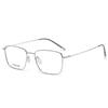Autumn 8501 Pure Titanium Unisex Retro Square Anti-Blue Light Glasses with Myopia/Plano Lenses.