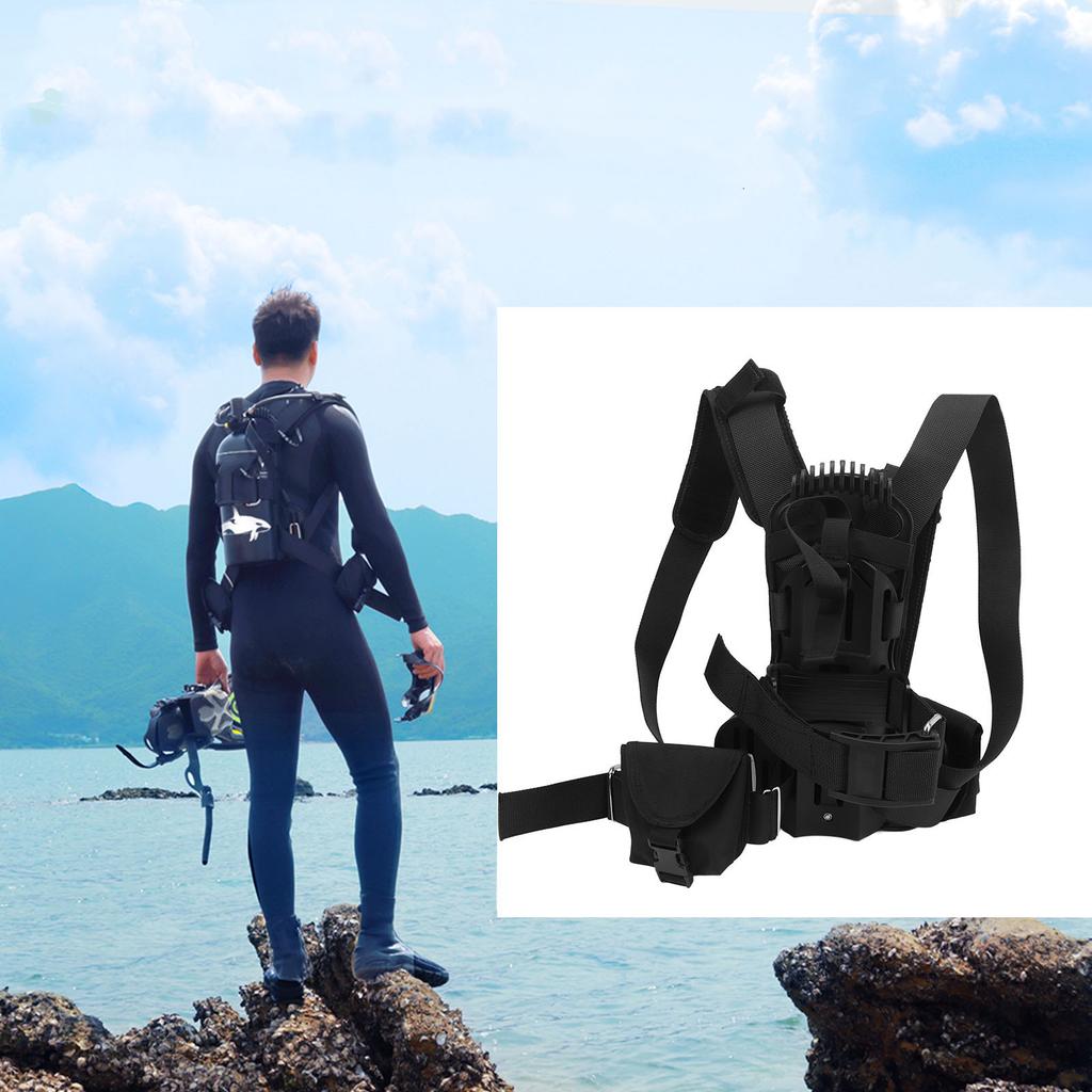 Dykutrustning Tankfäste Antihalkskydd Bärbar Dykning Snorkling Fridykning Dyk Gascylinderfäste