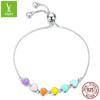 Rainbow Series S925 Silver Beads, Colorful Earrings, Bracelets, Jewelry Collection Map