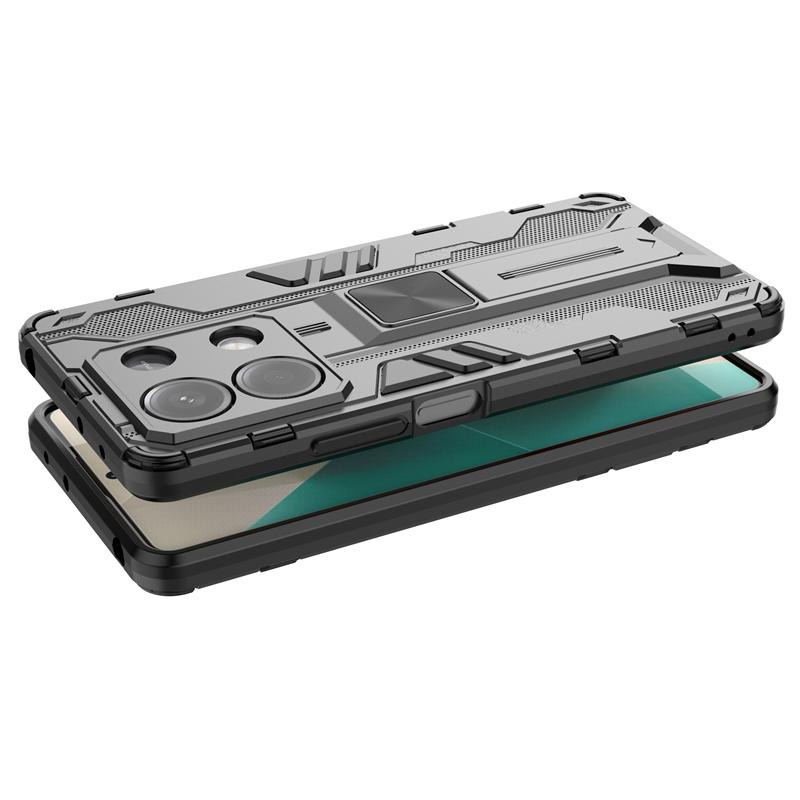 Pro Redmi Note 13 4G Pouzdro Luxusní Nárazuvzdorné Brnění Pouzdro na Telefon Pro Xiaomi Redmi Note13 Note 13 4g Magnetický Stojánek Zadní Kryt