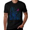Perching Bird On Winter Tree Had Painted Watercolor Tshirt Anime T Shirts For Unisex Unisex T Shirt Luxury Tshirt