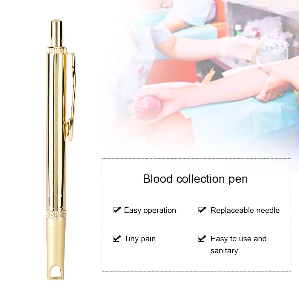 Pure Copper Blood Lancing Pen Cupping Acupuncture Therapy Device Blood Test