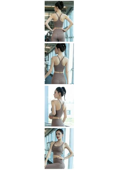 Strappy Sports Bra - Shockproof, High-Impact, Beautiful Back for Running & Yoga
