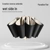 Paradise Women's Dual-Use Sun and Rain Umbrella with Black Glue Folding Design and Custom Logo Print