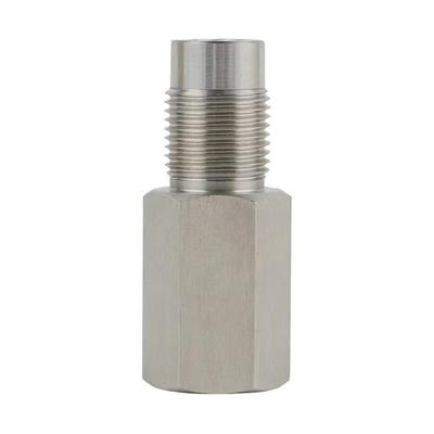 Extension Pipe Fitting Stainless Steel Tube Adapter Leak-Proof High-Temp Length 2.3 Inch Thread Size M181.5 Thread Pipe Fitting