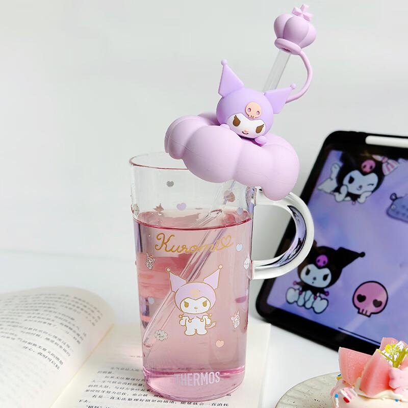 

Thermos Sanrio Kuromi Glass Straw Cup 600ml