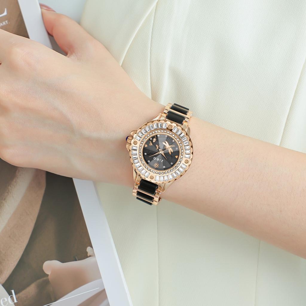 Women Rhinestone Quartz Watch Female Minimalist Wristwatches