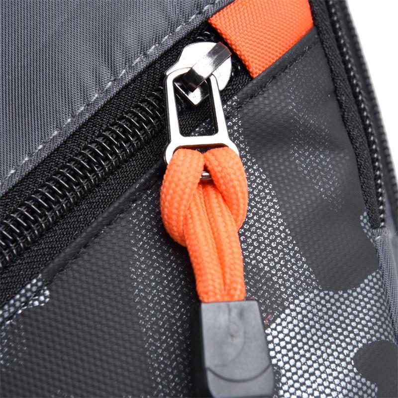 Pánská multifunkční taška přes rameno Messenger látková hrudní taška crossbody ležérní kabelka s otvorem pro sluchátka