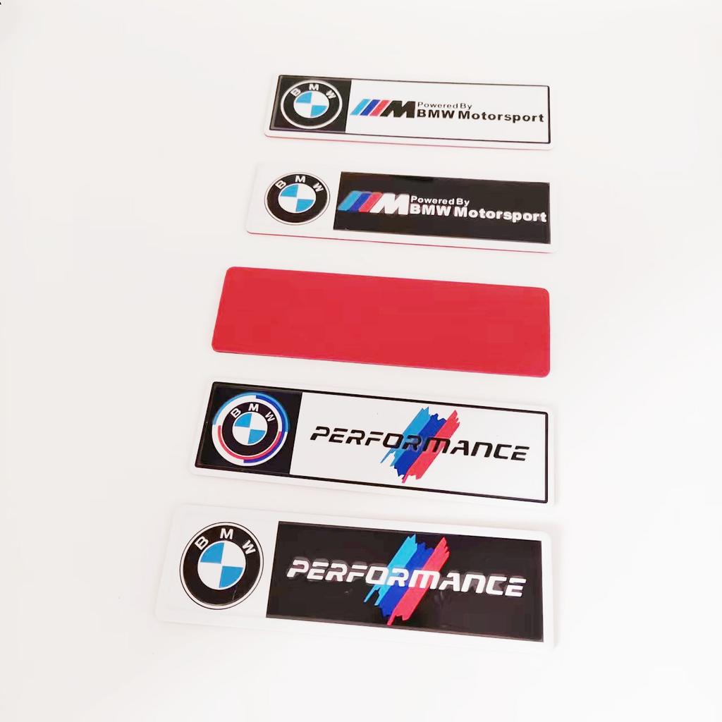 QSC24 Luxury Metal Sport Car Fender Tail Emblem Badge Sticker for BMW M Series Compatible with E46 E39 E90 E60 E36 E30 E34 F30 F10 F20