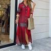 BITCED Fashion Autumn Winter Long Sleeve POLO Neck Casual Dresses Unique design