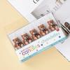5Pcs/Set Pink Brown Cartoon Little Bear Shaped Candle Birthday Holiday Couple Party Cake Decoration