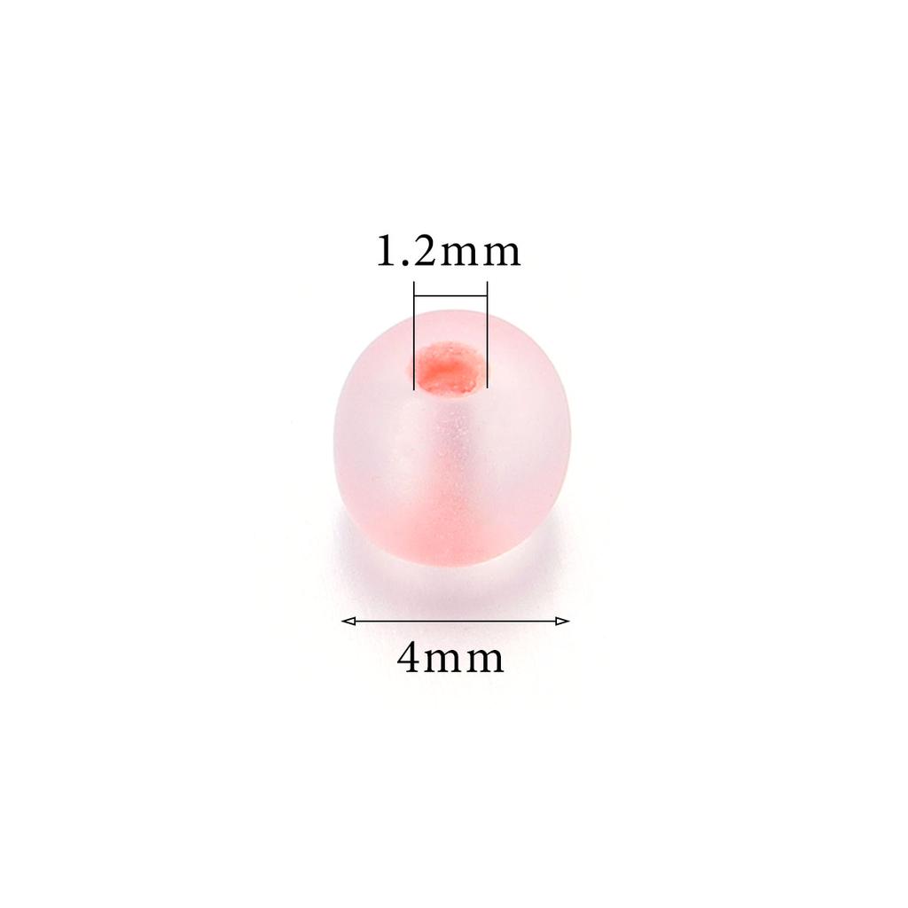 20g/Bag Matte Glass Seed Beads Colorful Luminous Beads Loose Beads For Jewelry Making DIY Earrings Necklace Bracelets Wholesale