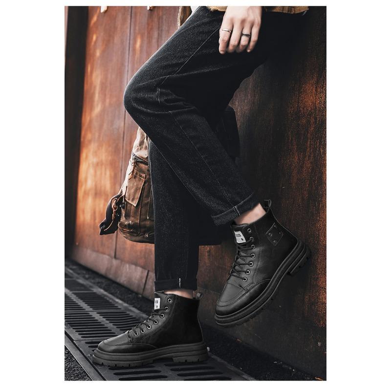 Autumn Men's High-Top Martin Boots – Work & Casual Boots for Men, High-Top Workwear Footwear