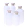 For Lotion Cream Flip Cap Shower Gel Foam Pump Bottles Plastic Travel Shampoo Squeeze Bottles Refillable White Containers