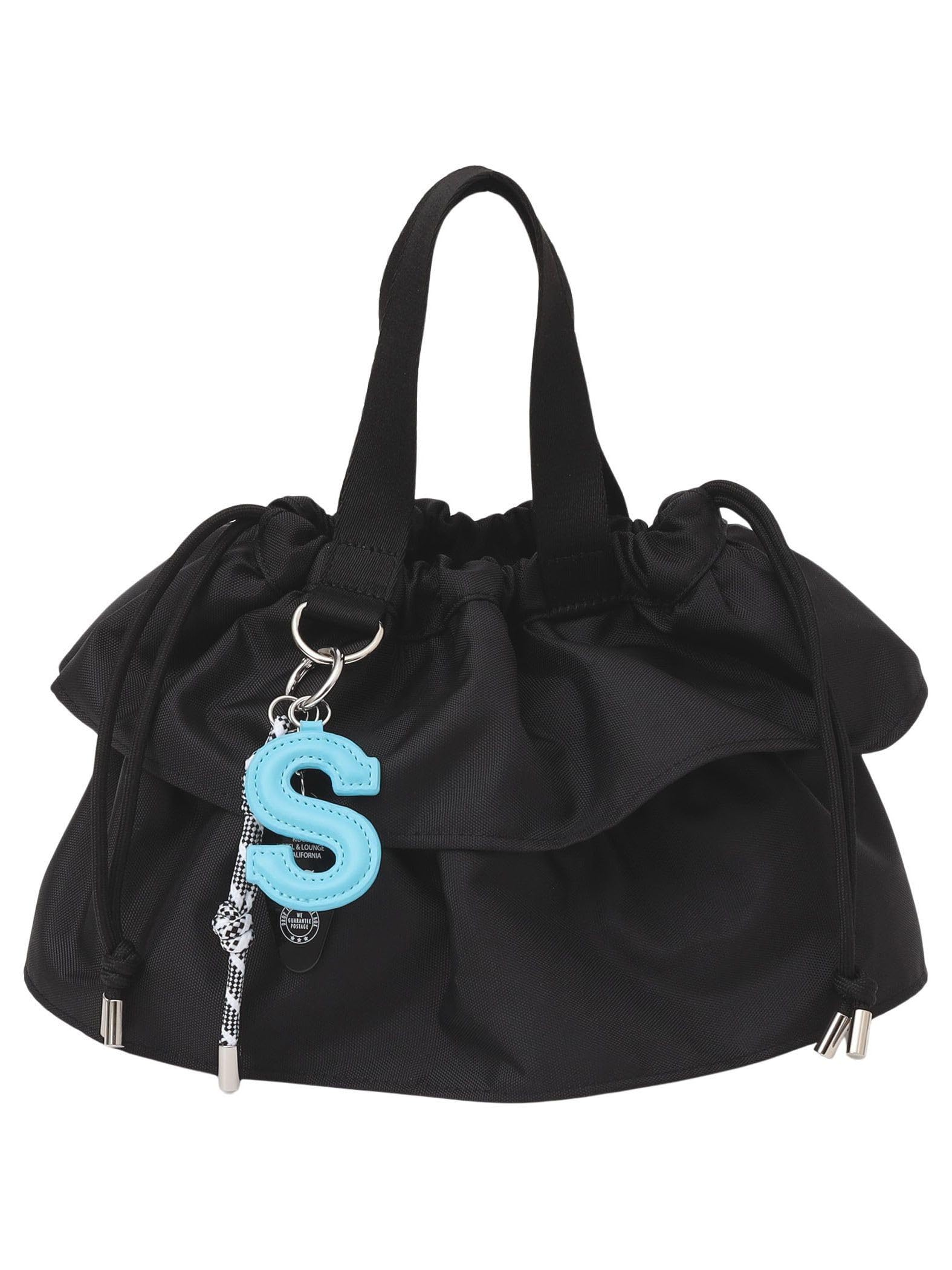 

Ships for Women Shoulder Bag, Web Exclusive, Charm Included, Ruffle Drawstring, Women s, 310001280, Black, One Size