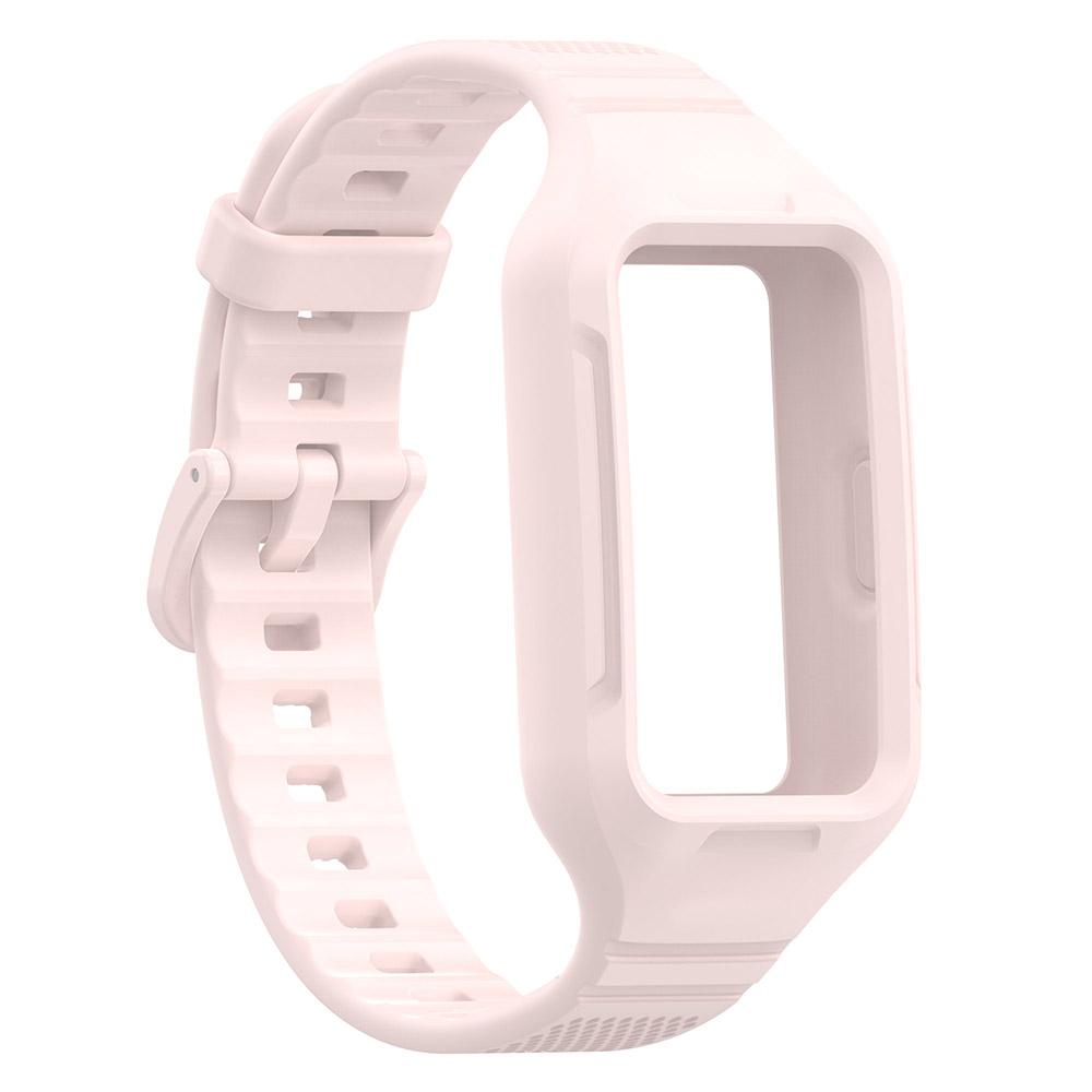 Silicone Strap For Huawei Band 9 8 7 6 Bracelet Wristband For Honor Band 6/Honor Band 7 Integrated Band + Case
