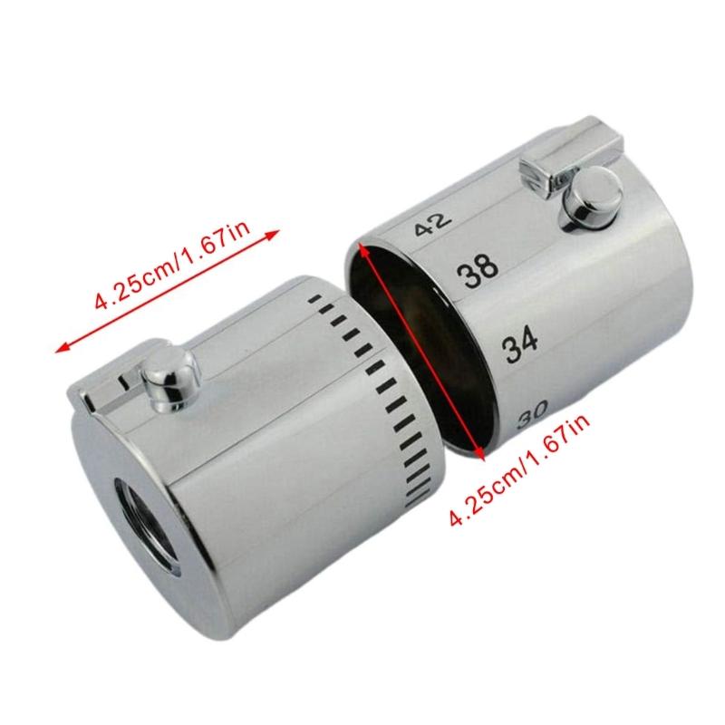 Shower Temperature Control Handle with Safety Switches Bathroom Fixture Water Flows Adjustment Knob for Bathroom Use