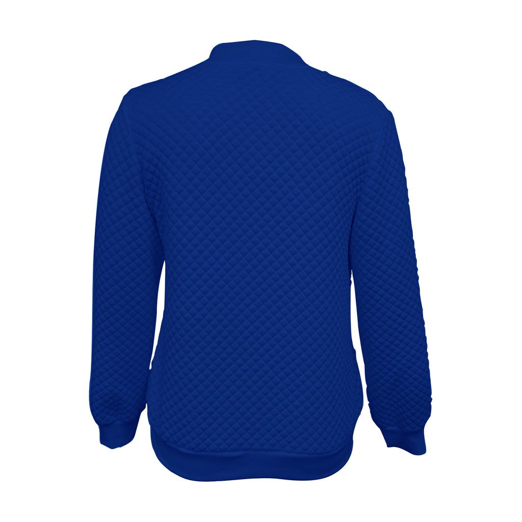 Women's Casual And Fashionable -color Long-sleeved Zippered Jacket