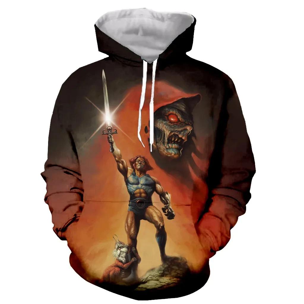 3D Printed Hoodies Men Women Fashion Sweatshirts Oversized Adult Pullovers Tracksuit Man Clothing