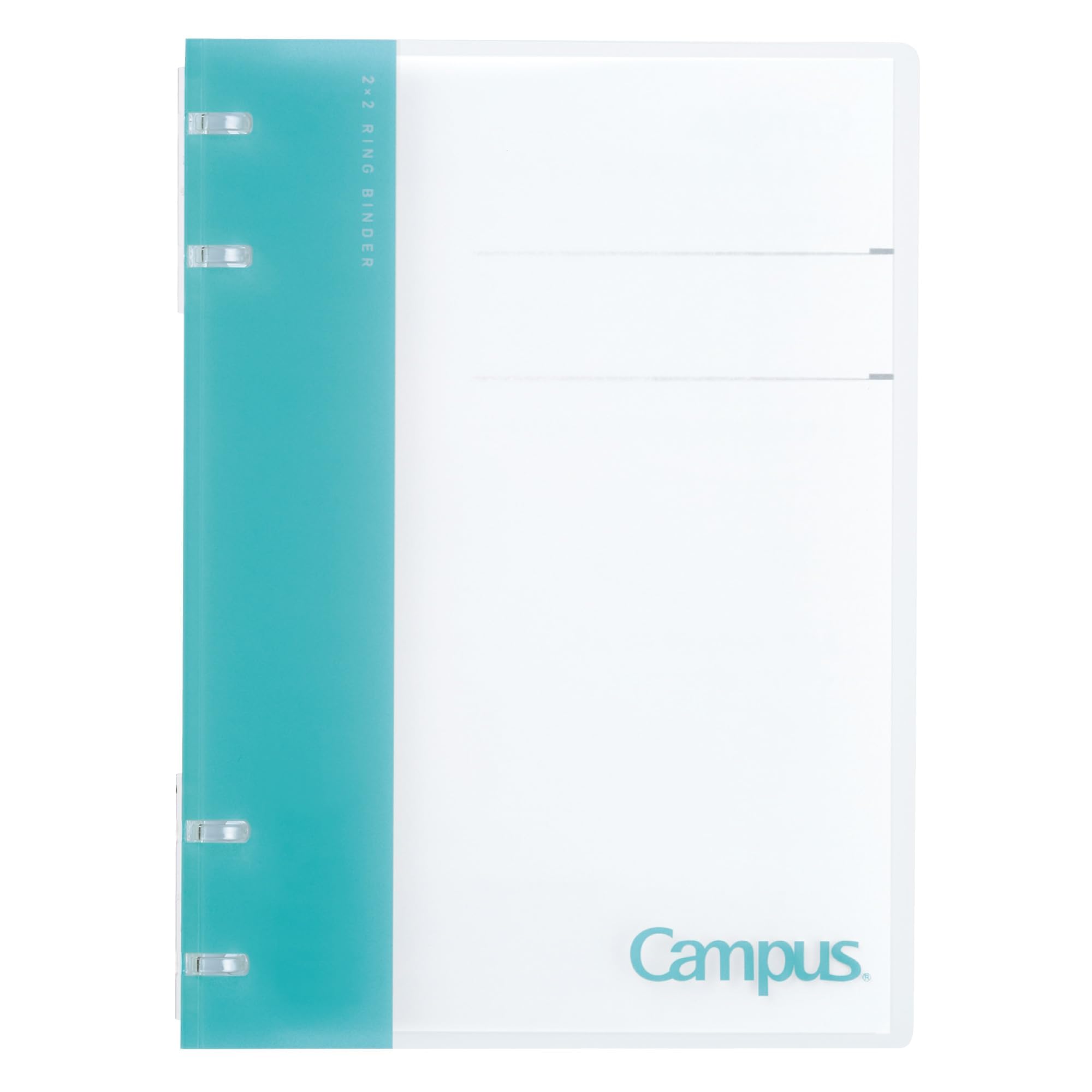 

Кокюо Campus 2x2 Легкий скоросшиватель на кольцах, A5, Сшиватель типа тетради, Кольца, Синий, LU-NP134LB