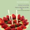 Stylish Stainless Steel Fruit Forks with Custom Logo - Portable and Elegant Disposable Skewers.