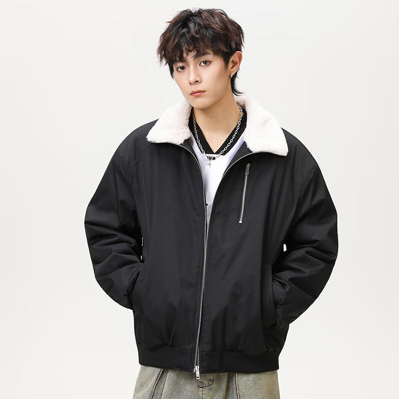 Wassup Sohot Men's Padded Turn-Down Collar Workwear Jacket