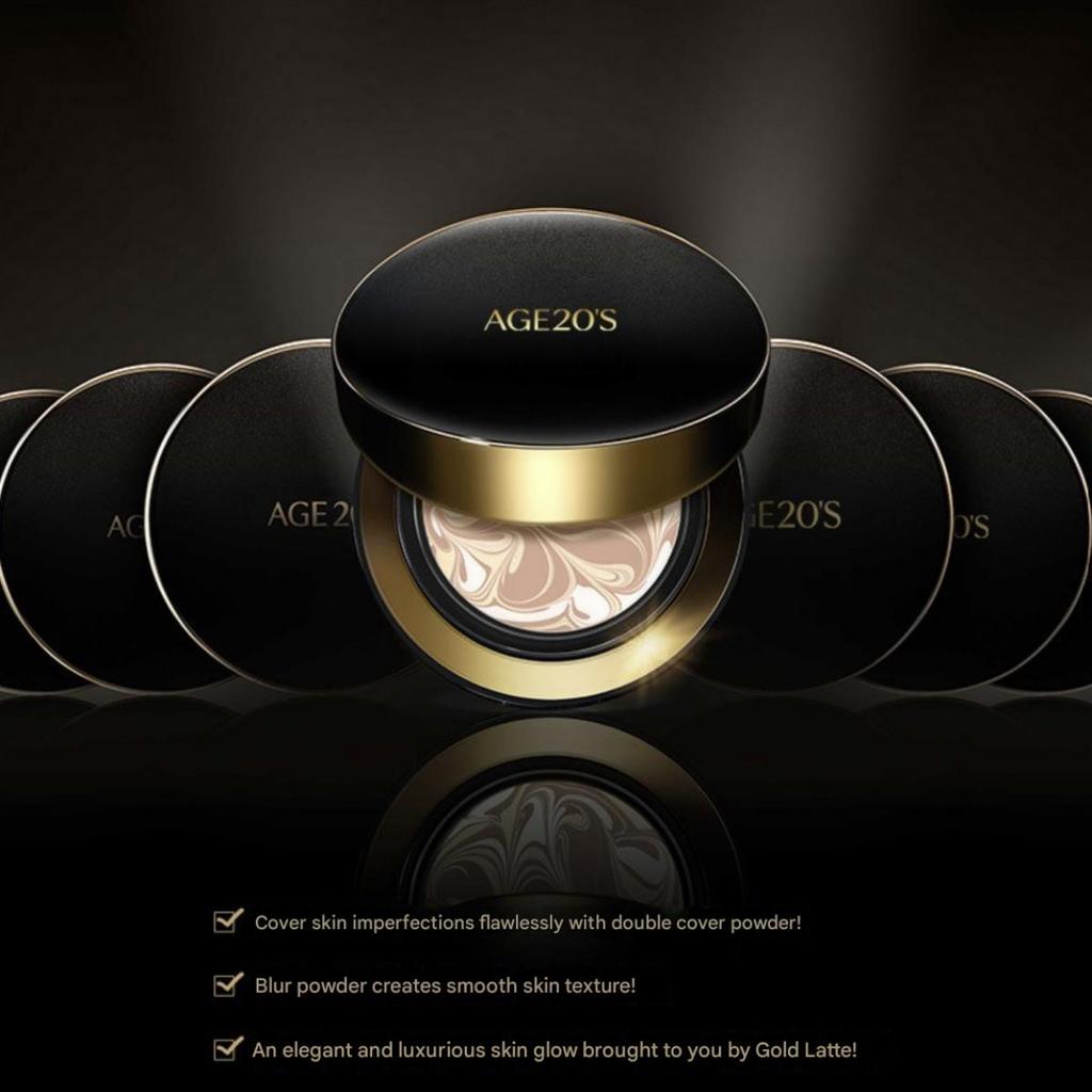 Age 20's Signature Essence Cover Pact Intense Cover  (Case +2 Refills)