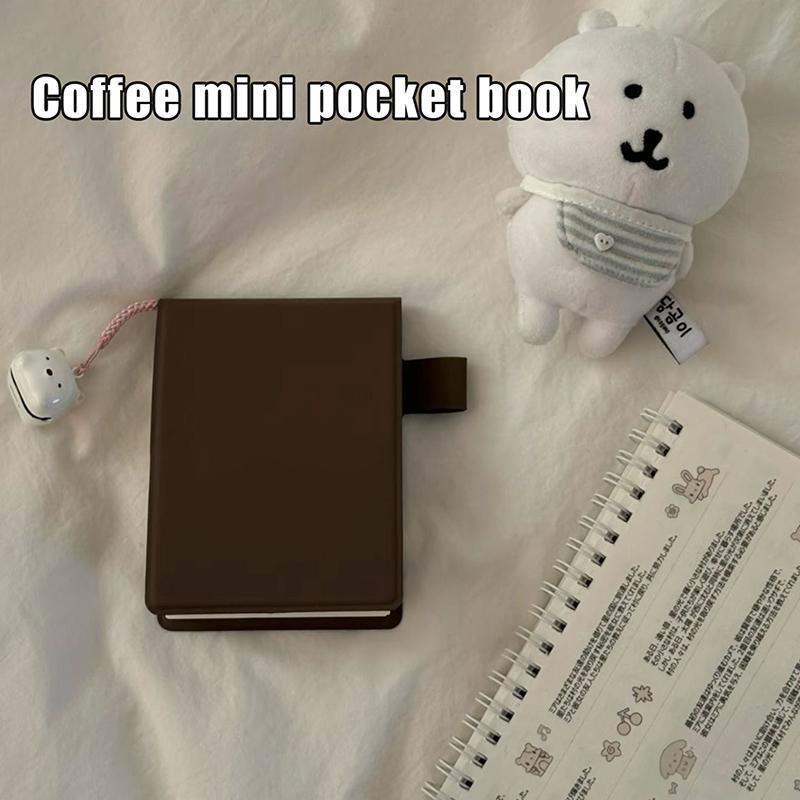 Taccuino Tascabile Marrone Stile Giapponese Ins Nicchia Semplice Portatile Mini Quaderno Diario