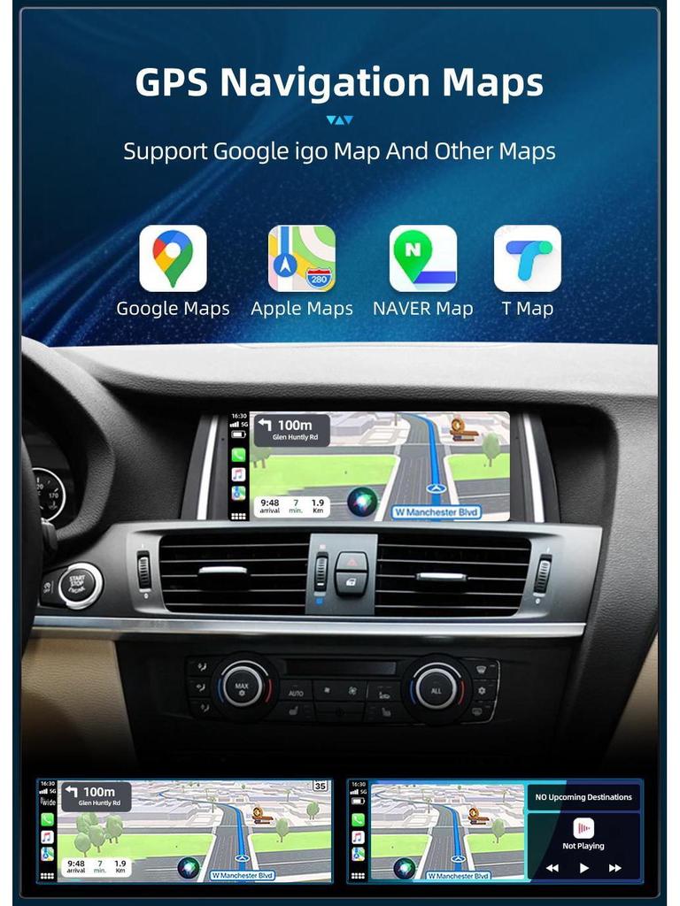 Kompatybilny z ekranem centralnego sterowania BMW X3, F25, X4, F26 oraz systemem nawigacji GPS w samochodzie.