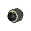 2pcs G14 Thread Fitting Adapter Connector for Computer Water Cooling System Black Long