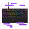 NZXT FUNCTION TENKEYLESS Gaming Keyboard Black KB591 KB-1TKUS-BR