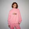 Heavyweight Trendy European & American Style Versatile Women's Hoodie, Mid-high Collar, Casual Spring/Autumn Wear