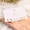 Fashion Cute Love Heart Stud Earrings Simple Small Hoop Earrings for Women