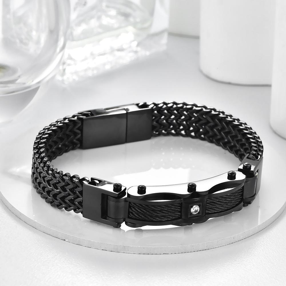 Jewelry Fashion Creative New Products Men's Stainless Steel Bracelet Couple Bracelet