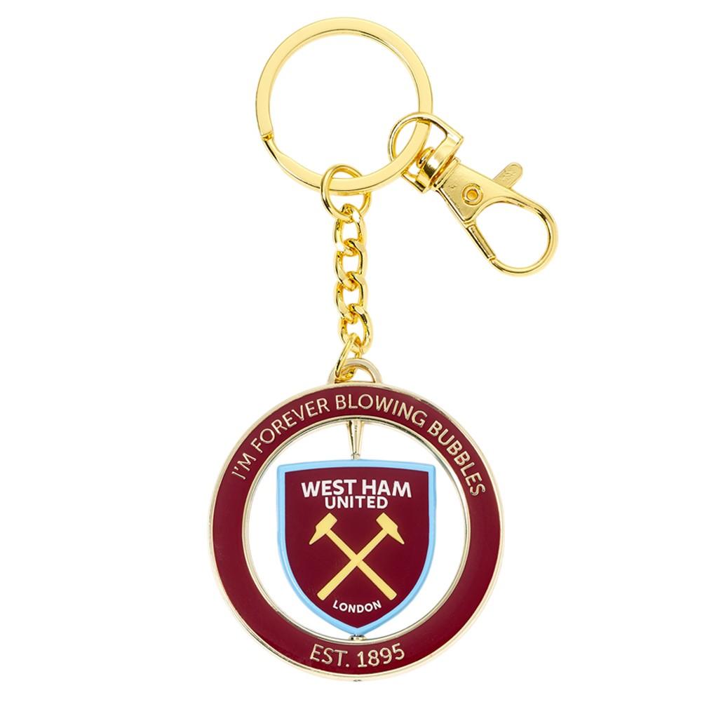 West Ham United FC Spinner Keyring