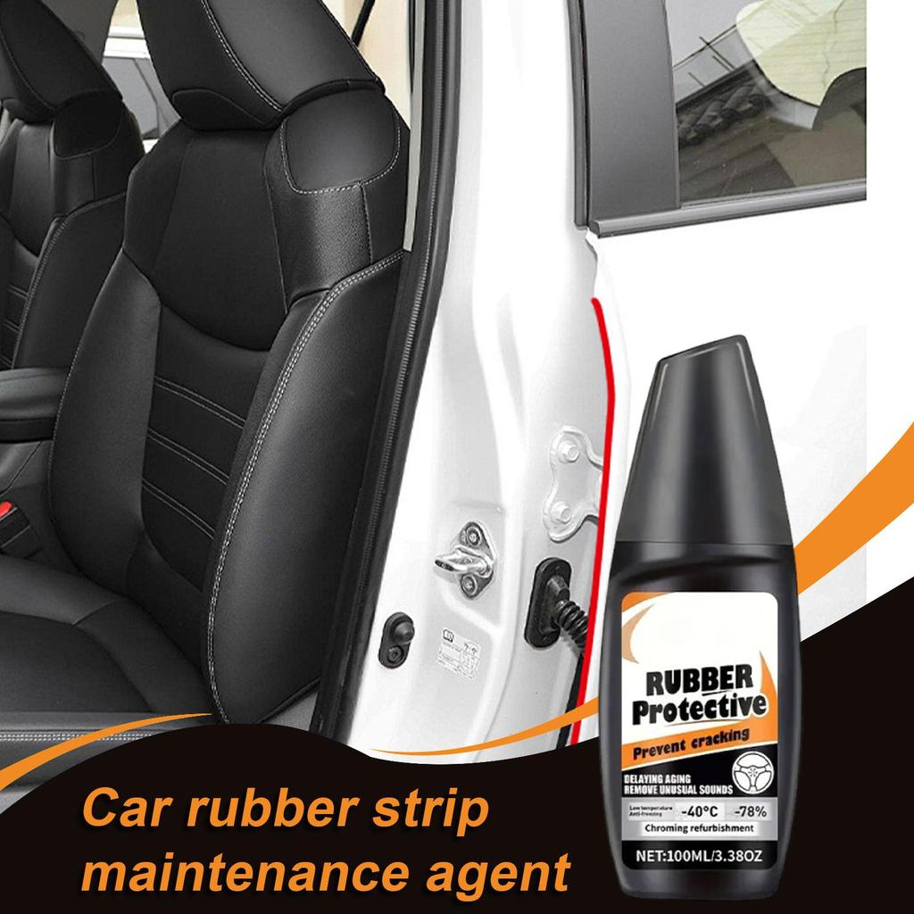 Black Trim Restorer 100ml Long Lasting Quick Liquid Car Rubber Trim Restorer For Care Polishing Washing Vehicle Convertible