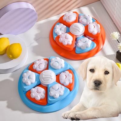 Gioco Puzzle per Cani Giocattolo Interattivo per Animali Domestici Mangiatoia Lenta Giocattolo per Addestramento Design con Base Antiscivolo Mangiatoia per Cibo per Gatti Fornitura per Animali Domestici