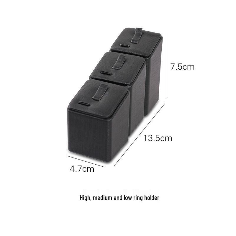 Black Jewelry Display Stand for Pendants, Necklaces, Bracelets, and Jade.