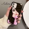 Brunette Blonde Girl Cute Phone Case for iPhone 11 12 13 14 Pro Max mini XR XS SE 2020 6S 7 8 Plus Samsung Galaxy S21 S22 Cover