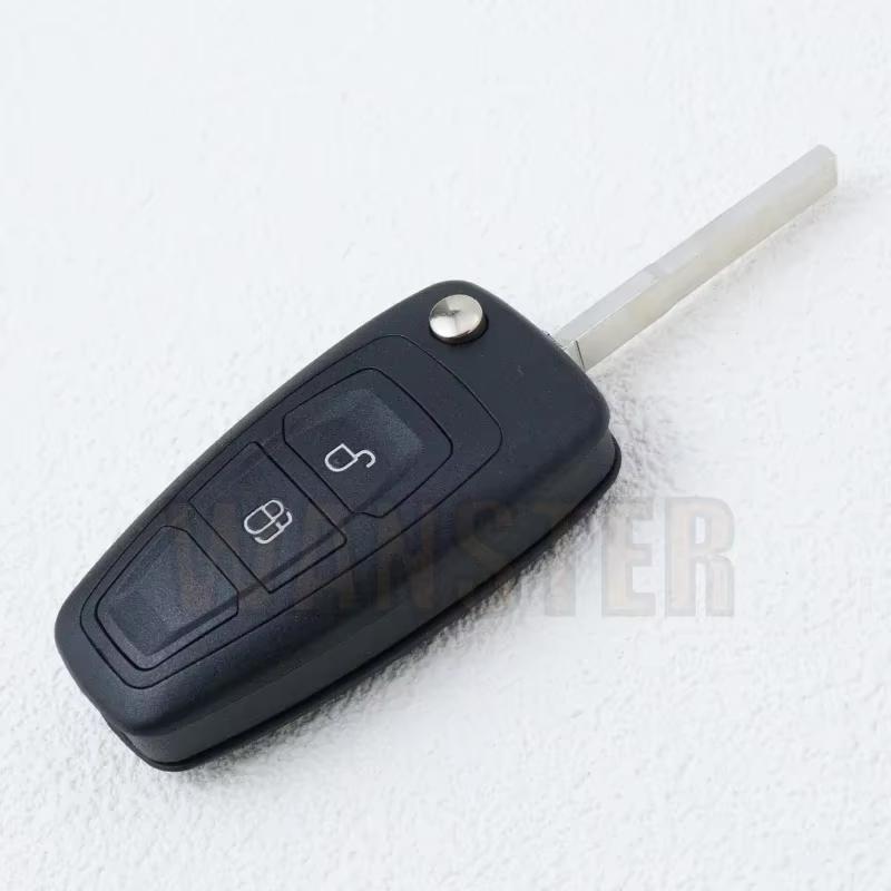 2/3 Buttons Car Key Shell For Ford Kuga C-Max S-Max Focus Fiesta Mondeo Galaxy Car Key Case Housing With F021/Hu101 Blade