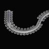 S shape Oral Separating Ligature Ties Elastic Separators Circle Rubber Ring 10sticks Transparent