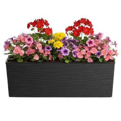 Donica Bouquet Riflo Czarny 56Xh19 Cm