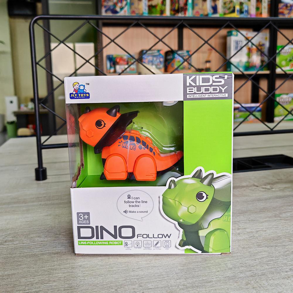 

Meng Fun Игрушка Динозавр, Раннее Образование Индукционное Отслеживание, Игрушечный Автомобиль Динозавр С Музыкой оранжевый