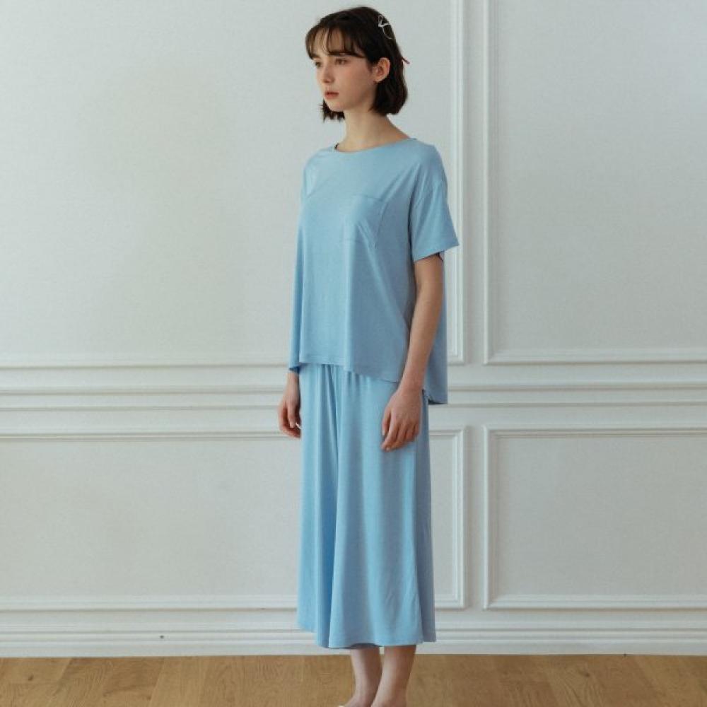 Frenchiel Micromodal Merry Lounge Set Light Blue  Fwew074s 