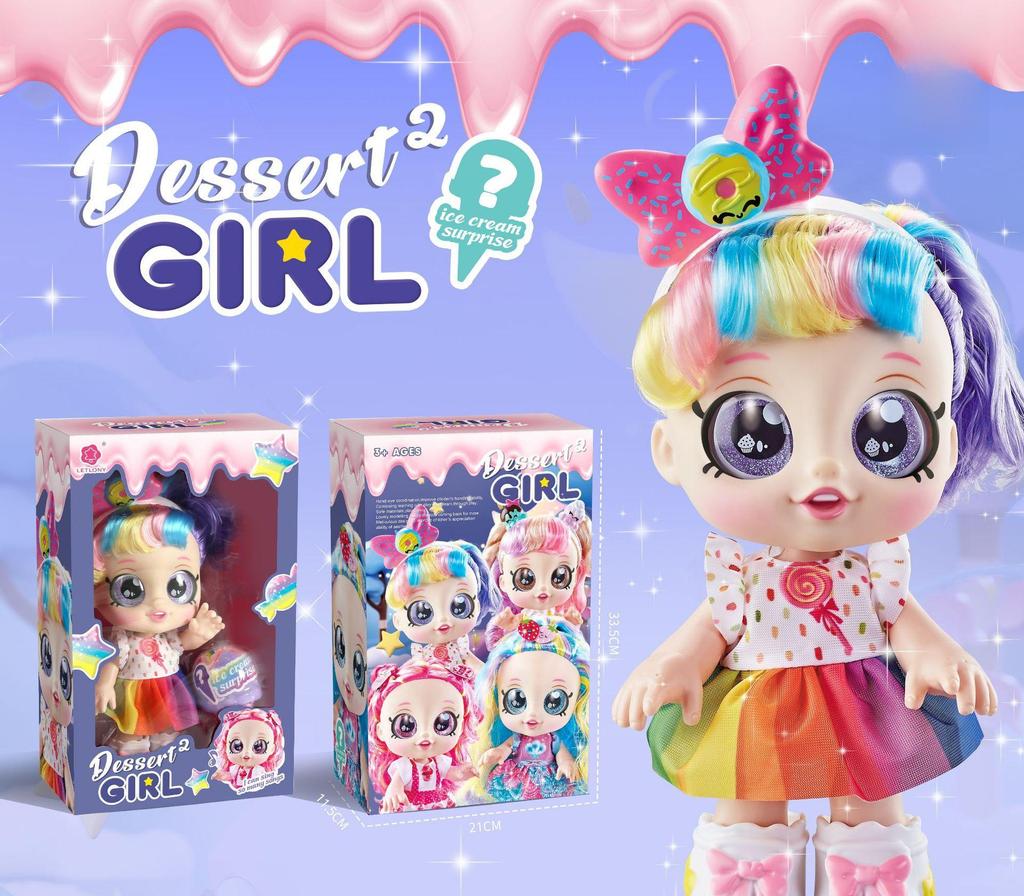 Kendi KID Puppe der zweiten Generation Eisprinzessin Spielhaus Geschenkset für Mädchen