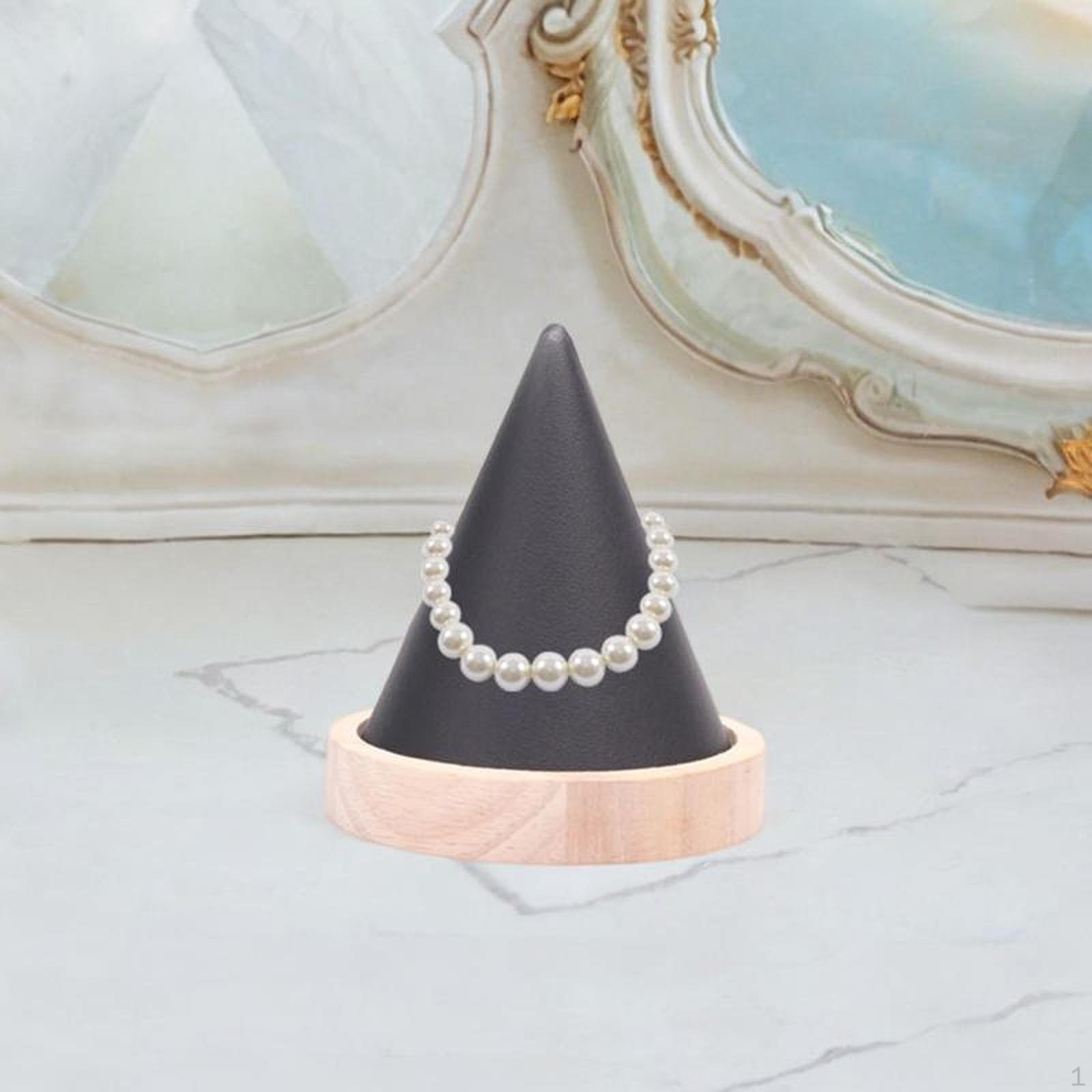 

Держатель Подставка для Ювелирных Изделий Юбилейный Конусообразный Кронштейн Органайзер для Браслетов Серег чёрный