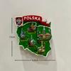 Poland Krakow Resin Fridge Magnet Stickers Travel Souvenir Gift Landscape Refrigerator Magnet Home Kitchen Decor